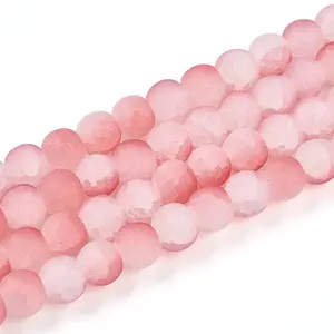 Crackle Glass Beads Strands