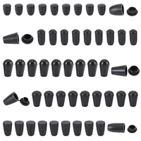 150Pcs 5 Style Plastic Cord End