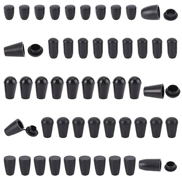 150Pcs 5 Style Plastic Cord End