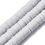 Flat Round Handmade Polymer Clay Beads