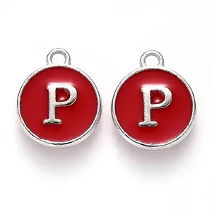 Platinum Plated Alloy Enamel Charms