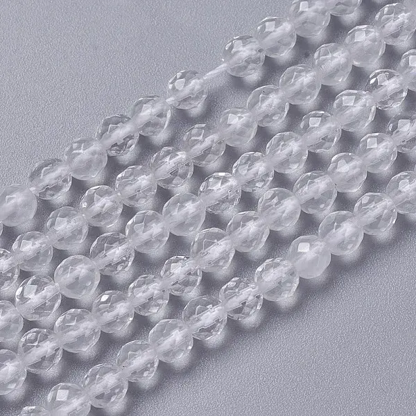 Natural Quartz Crystal Beads Strands