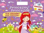 Princezny/Princezné Velké omalovánky (samolepeky)