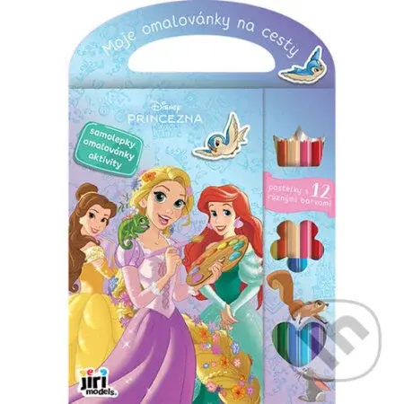 Moje omalovánky na cesty Princezny - kniha z kategorie Omalovánky