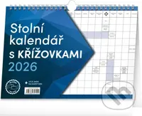NOTIQUE Stolní / nástěnný kalendář s křížovkami 2026