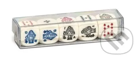 Set kostek s pokerovými symboly (5 kusů) - hra z kategorie Karty, hlavolamy