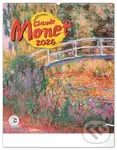 NOTIQUE Nástenný kalendár Claude Monet 2026 (univerzálne kalendárium)