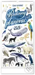 NOTIQUE Nástenný Rodinný plánovací kalendár 2026 - Animalium