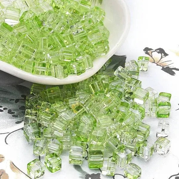 Spray Painted Glass Seed Beads
