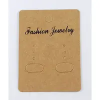 Paper Earring Display Card
