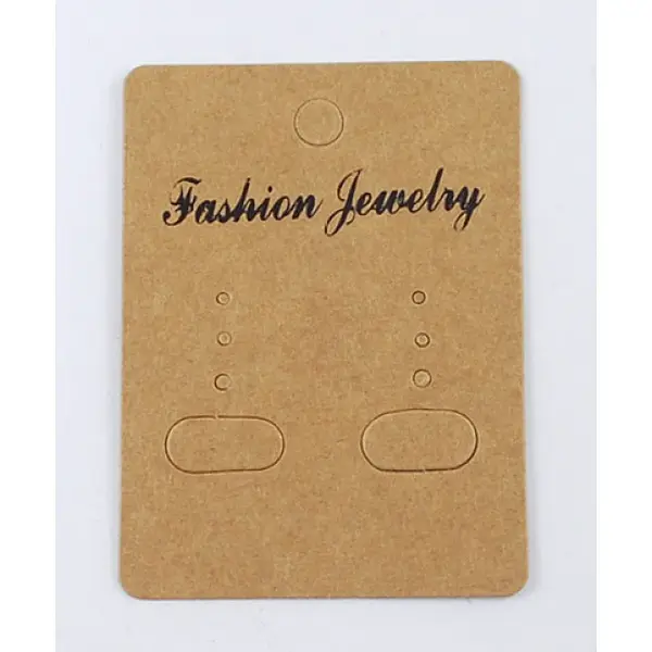 Paper Earring Display Card