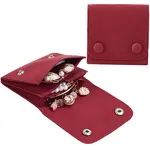 2Pcs Microfiber Cloth Jewelry Storage Bags with Brass Button