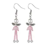 304 Stainless Steel Fairy Dangle Earrings