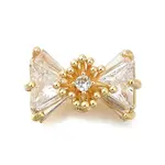 Brass Micro Pave Cubic Zirconia Pendants