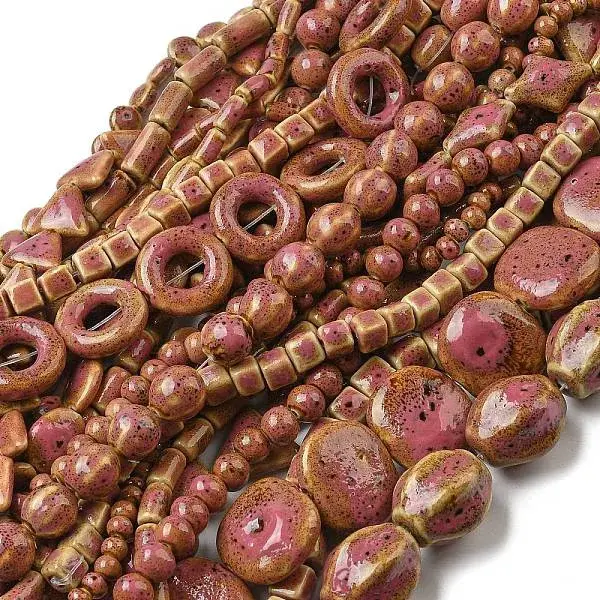 Handmade Porcelain Beads Strands