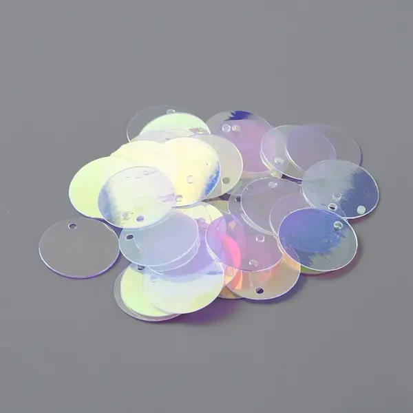Iridescent PVC Paillette/Sequins Pendants