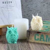 Owl Shape Candle DIY Food Grade Silicone Mold
