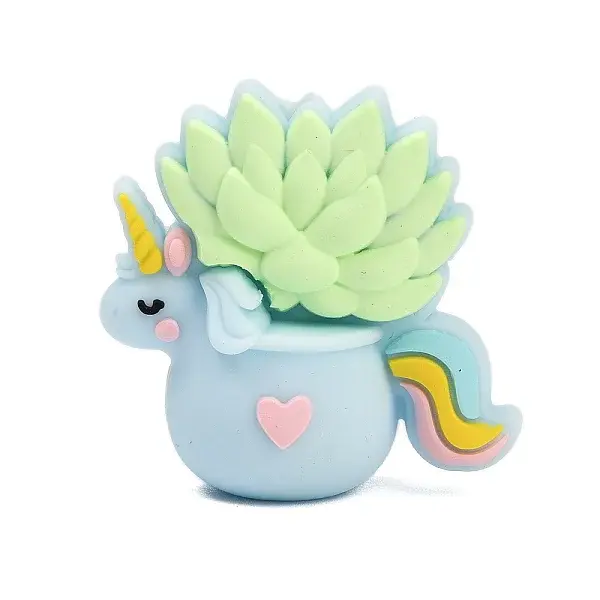 3D Three-Dimensional Horse Silicone Beads