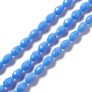 Faceted Glass Beads Strands
