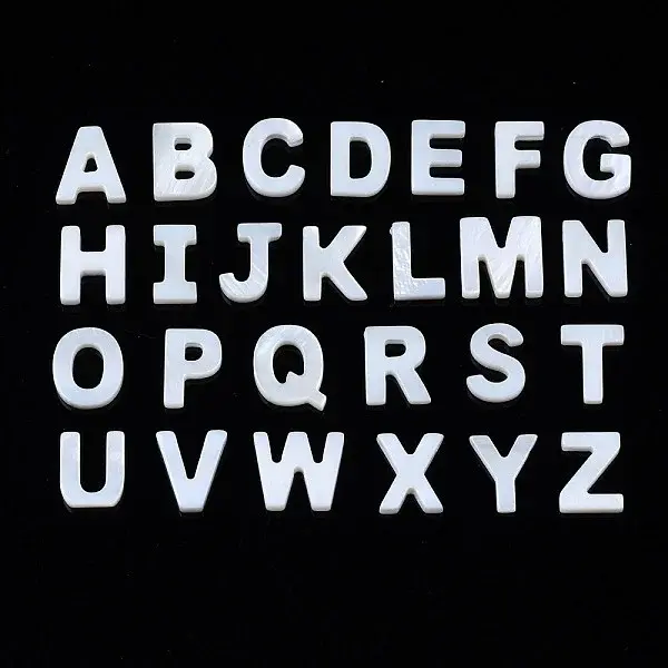 26Pcs 26 Style Natural Freshwater Shell Beads