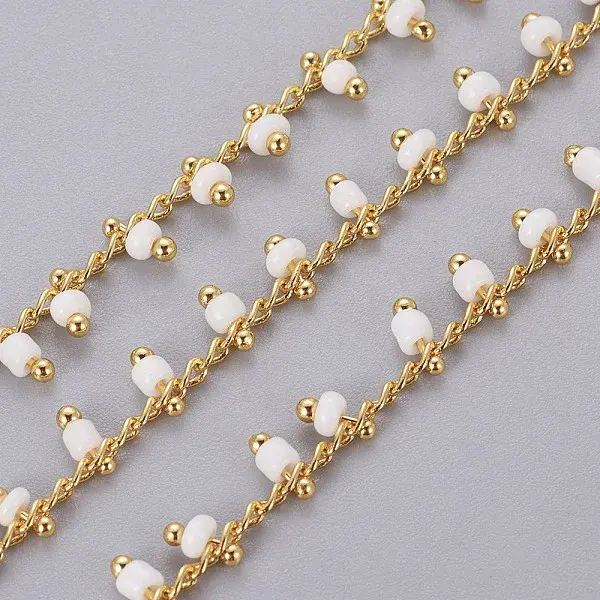 Handmade Seed Beaded Chains