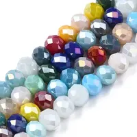 Electroplate Glass Beads Strands