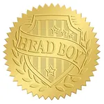 Plastic Self Adhesive Gold Foil Embossed Stickers