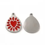 304 Stainless Steel Enamel Pendants