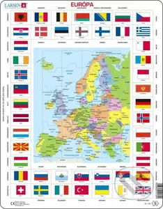 Európa (politická) (KL1) - puzzle z kategorie Naučné puzzle