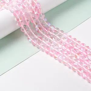 Synthetic Moonstone Beads Strands
