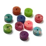 200Pcs 10 Colors Synthetic Imperial Jasper Beads Strands
