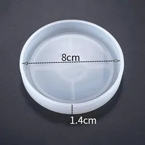 DIY Flat Round Cup Mat Silicone Molds