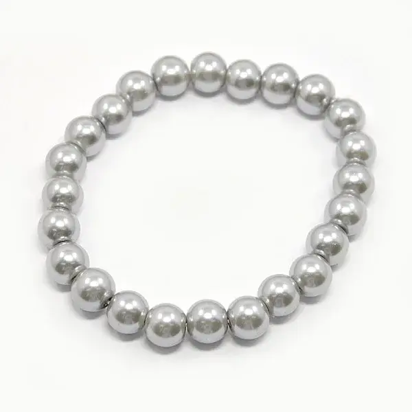 Stretchy Glass Pearl Bracelets