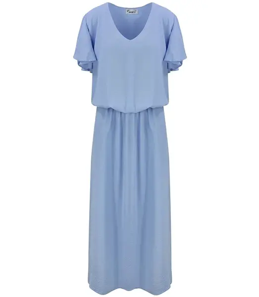 Pri WINDING MAXI dress with elastic waistband