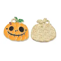 Halloween Theme Alloy Enamel Pendants