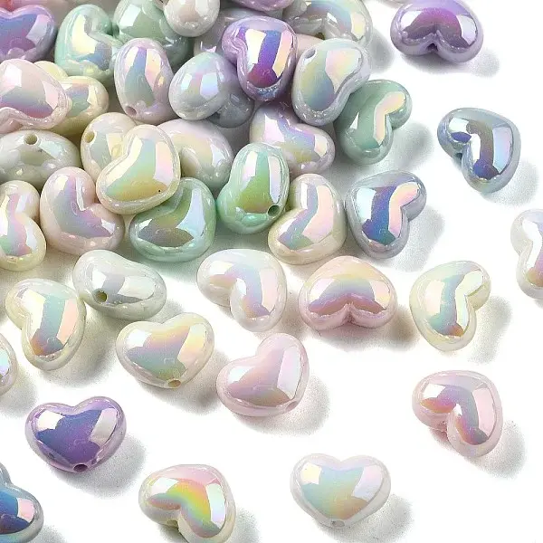 UV Plating Opaque Acrylic Beads