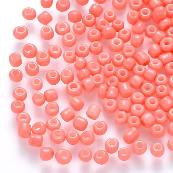 6/0 Baking Paint Glass Round Seed Beads