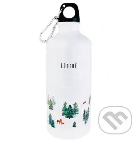 Turistická smaltovaná fľaša Život v lese