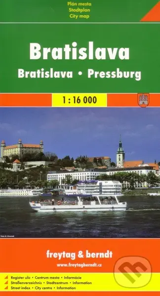 Bratislava 1:16 000 (Plán mesta - Platná do konca roka 2019)