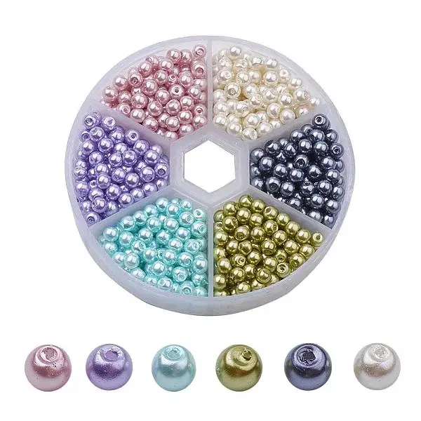 Glass Pearl Bead Sets