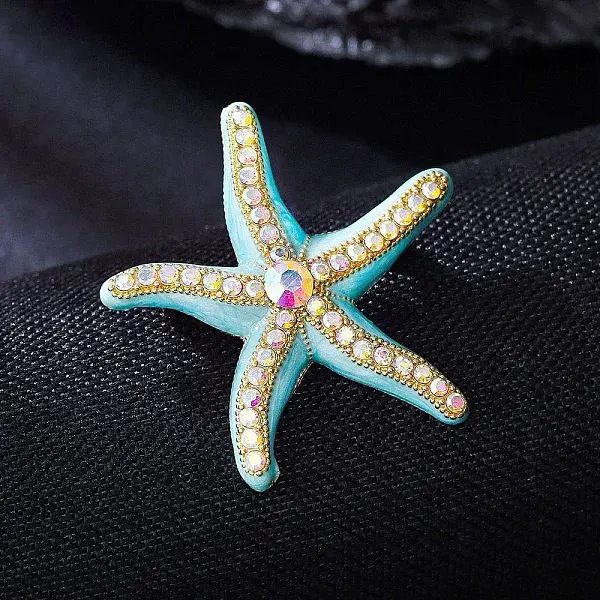 Alloy Rhinestone Brooch