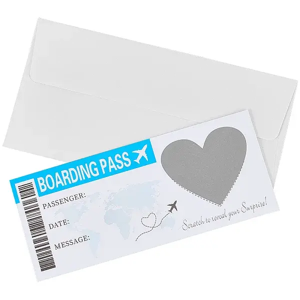 Scratch Surprise Boarding Pass