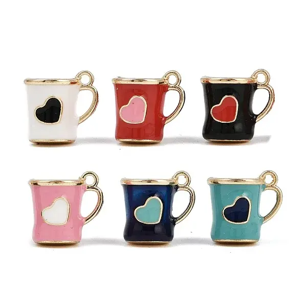 Alloy Enamel Pendants