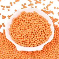 Opaque Baking Painted Glass Beads