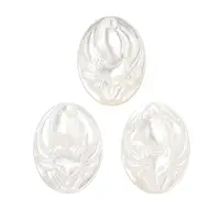 Natural White Shell Carved Cabochons