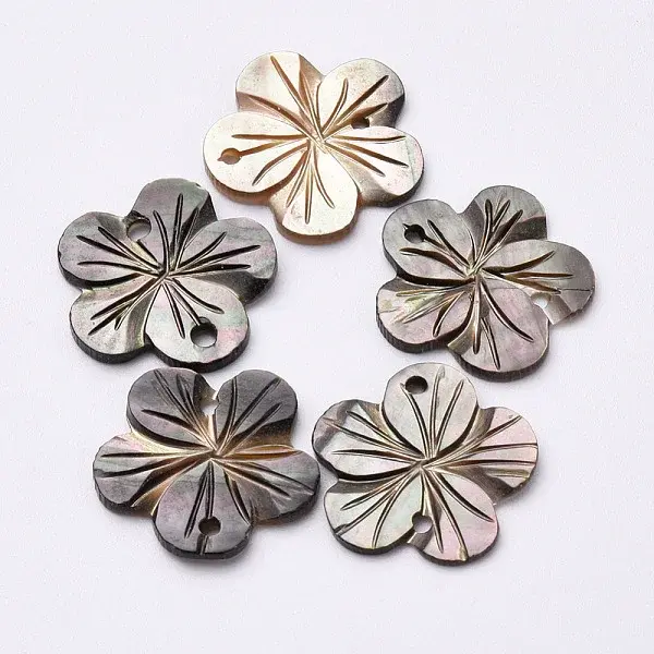 Black Lip Shell Links connectors