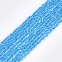 Synthetic Quartz Crystal Beads Strands