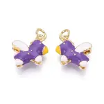 Brass Enamel Pendants