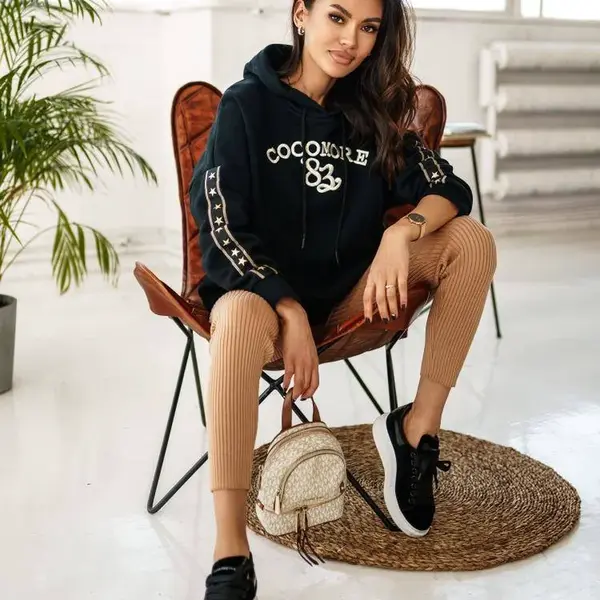 Cocomore black sweatshirt cmgBZ1112.R21