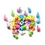 UV Plating Opaque Acrylic European Beads